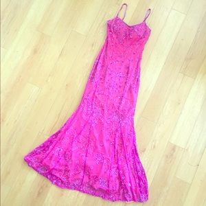 Gorgeous, beaded evening gown.